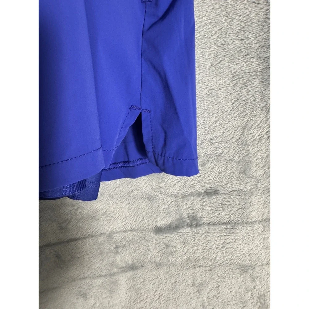 Spyder Womens Royal Blue 2-in-1 Running Athletic Shorts Drawstring Pockets 3in - Picture 5 of 13